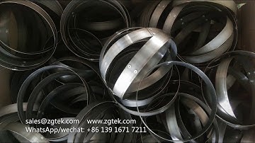 Automatic snap band ring making machine for bag filter zgtek