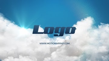 Light Clouds Logo Reveal After Effects Templates