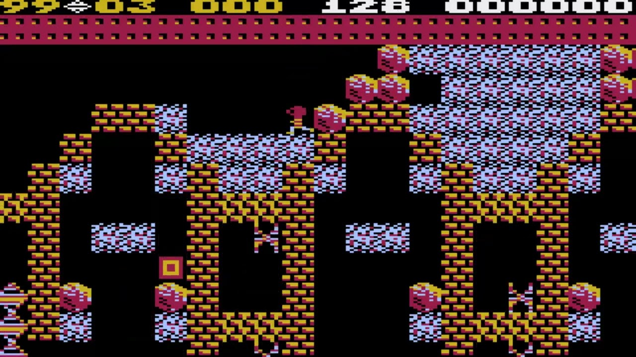 ATARI 8BIT XL XE Schaik Dash 12 v2 BOULDER DASH 12 400 800 600 1200 1400 1450 BOULDERDASH ATARIMANIA