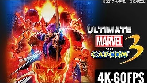 ULTIMATE MARVEL VS CAPCOM 3: ARCADE MODE - FULL GAME (NO COMMENTARY / 4K 60FPS)