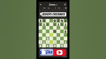 CheckMate with bishops || #chess #chesscom #chessgame #chessstrategy #chesstactics #chessopenings