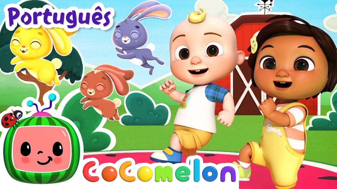 ⁣Pula Coelhinho! | Cocomelon Brasil | Músicas Infantis em Português | Desenhos Animados