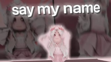 say my name // #CCGEditComp