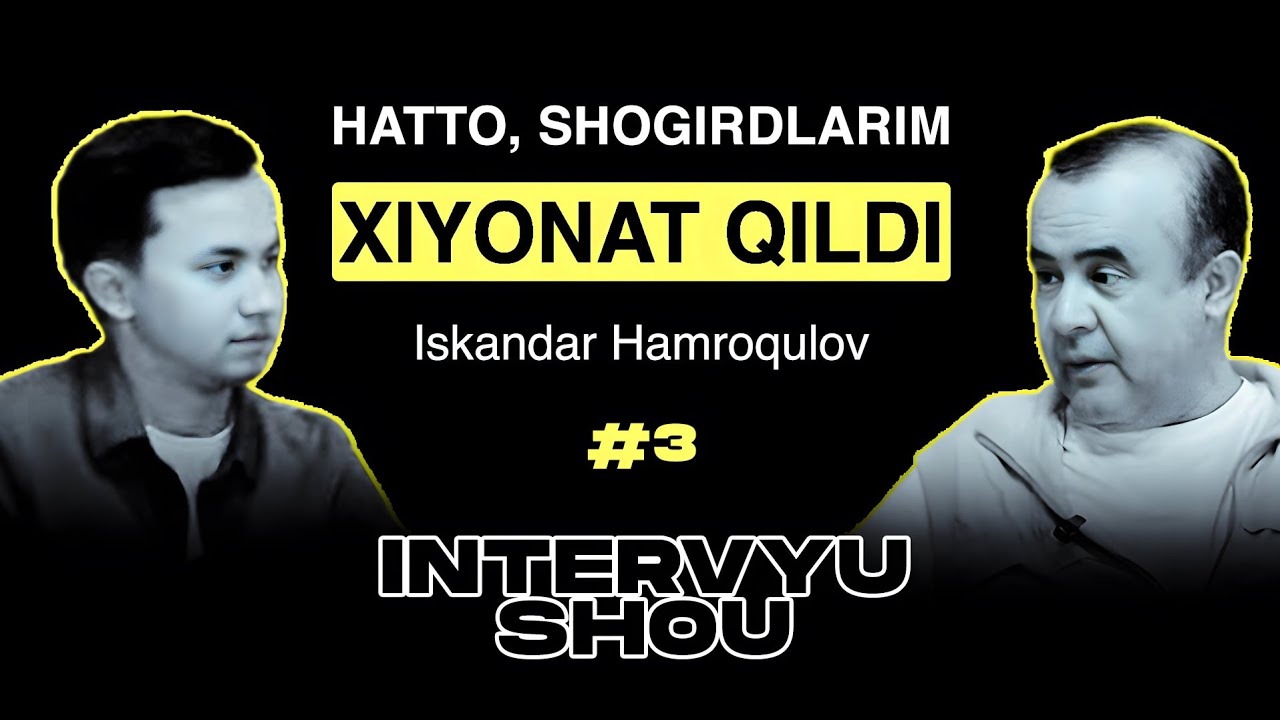 Intervyu_shou Iskandar Hamroqulov ochiq va samimiy suhbat boʻldi