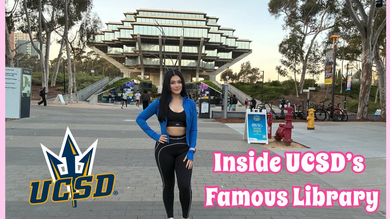 UCSD Campus Tour Mini Series Pt. 1: Inside UCSD'S FAMOUS LIBRARY ...
