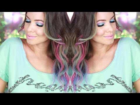 Cabelo Giz Pastel | Tutorial Cabelo Colorido Temporário