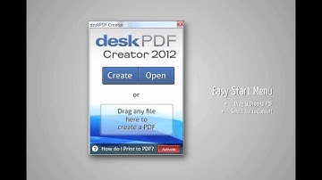 deskPDF Creator 2012 Tour