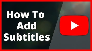 How To Add Subtitles On YouTube 2024 - Quick and Easy