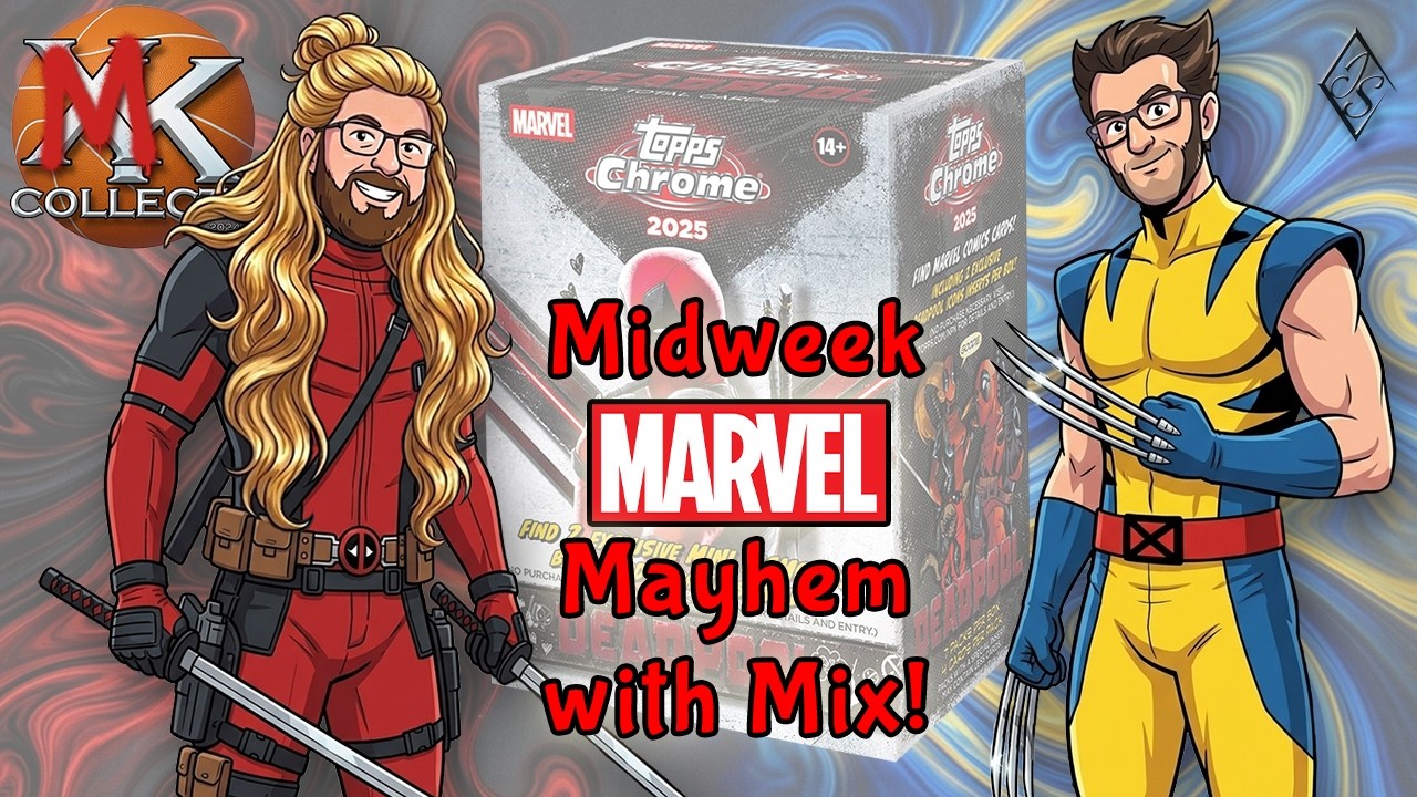 Midweek Marvel Mayhem with Mix! - 2025 Topps Chrome Deadpool Value ...