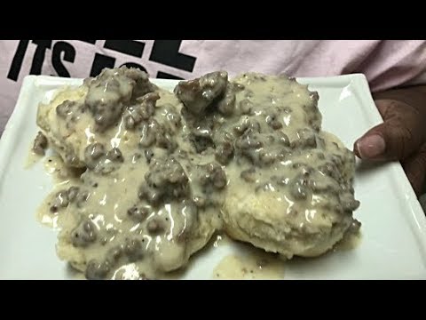 SoulfulT How To Make Sausage Gravy Biscuits