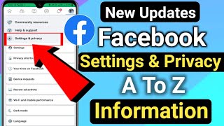 Facebook Settings & Privacy A To Z Information Explain in Hindi | Facebook A To Z Settings 2023 screenshot 5