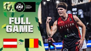 Austria v Belgium | Men | Full Game | Crelan FIBA 3x3 World Cup 2022