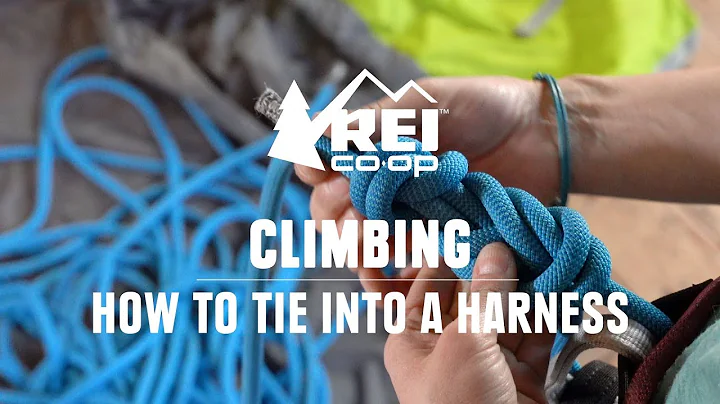 How to Tie Into a Climbing Harness (With a Figure 8 Knot) || REI