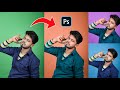 How to properly change green studio background in multiple colors in photoshop