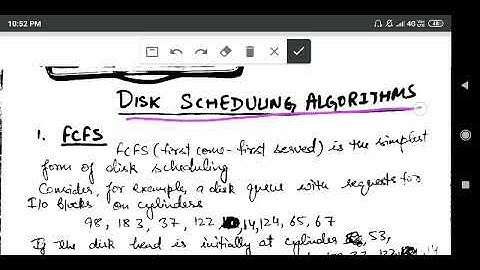Operating System: Disk Scheduling Algorithm, FCFS, SCAN,CSCAN, SSTF