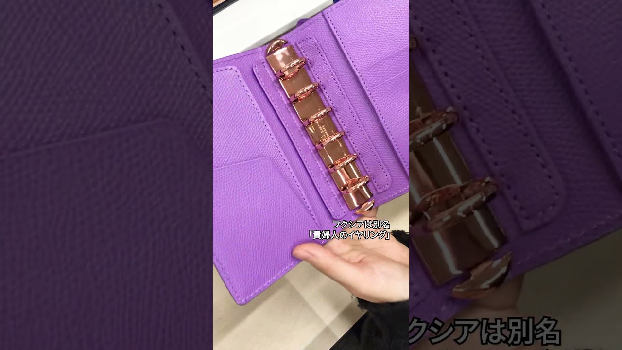 NAGASAWA限定手帳「サントシャペル ニゼル/フクシア」＆小口リフィル