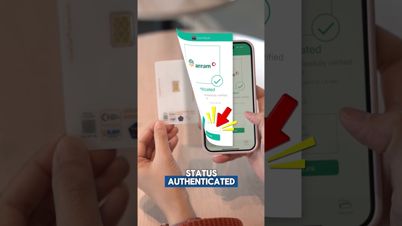 Cek Keaslian Emas ANTAM Logam Mulia dengan Certycard✨