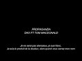 PROPAGANDA - DAX FT TOM MACDONALD TRADUCTION FRANÇAISE