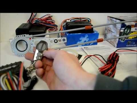 Car alarm power window roll up modules wiring & installation explained