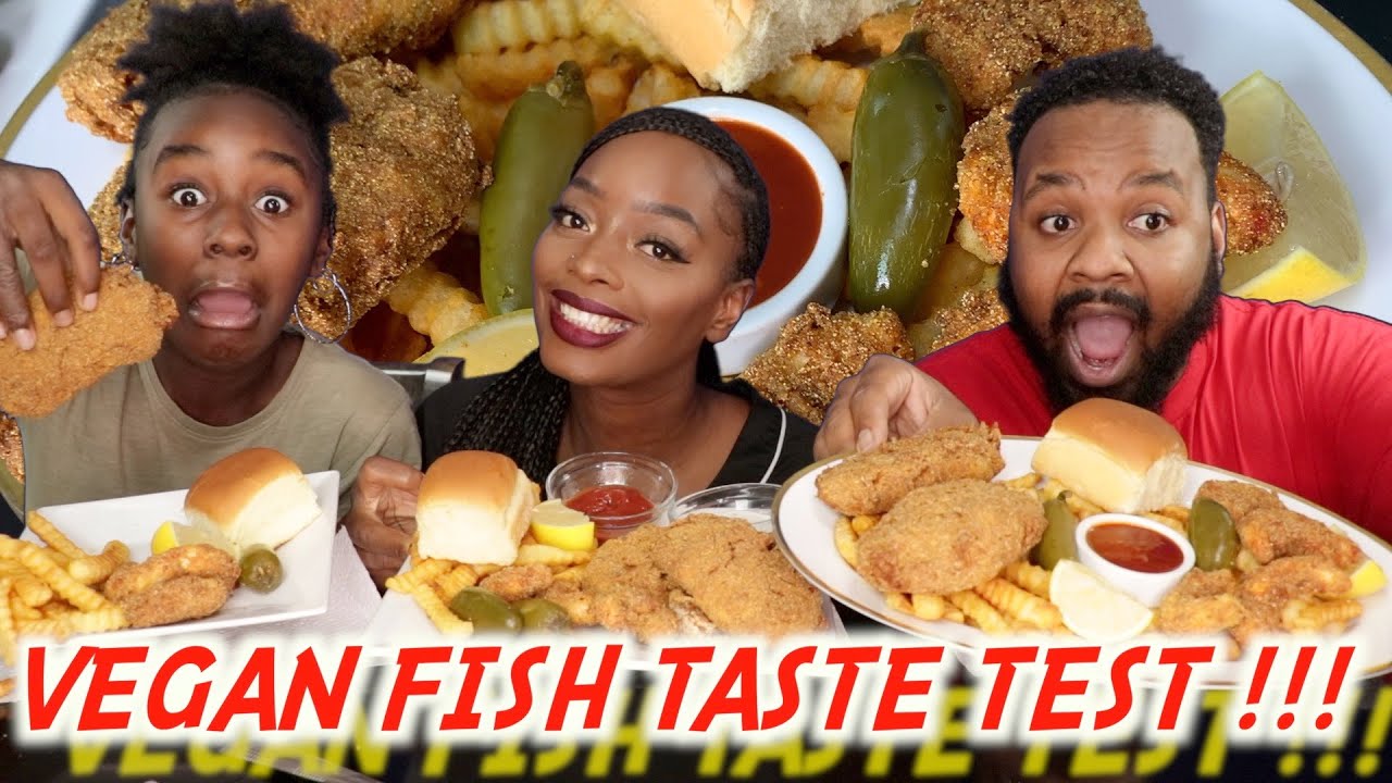VEGAN FRIED FISH TASTE TEST | MUKBANG | EATING SHOW