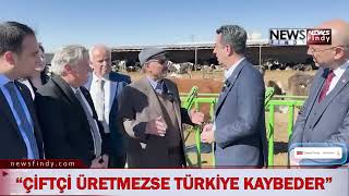 Erhan Adem, Konya’nın Karapınar ilçesinde çiftçiler ve besicilerle bir araya geldi.