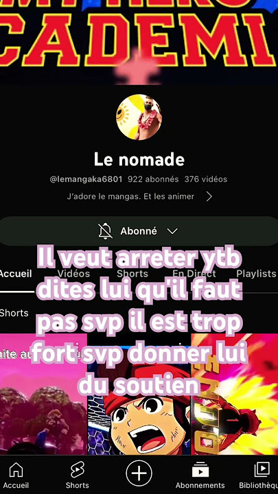 Dites lui de ne pas arreter