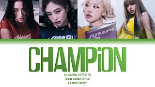 Blackpink Champion (Color Coded)