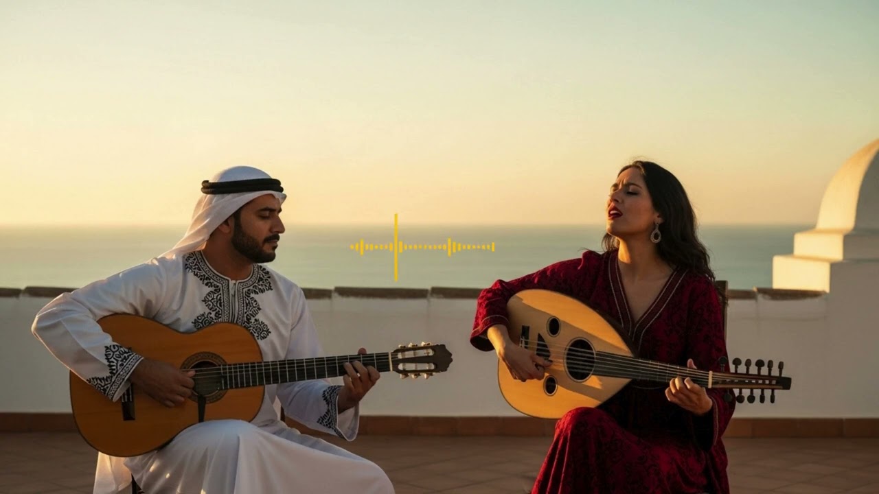 Sunset in Andalusia 🌅 | Emotional Oud & Spanish Guitar Fusion