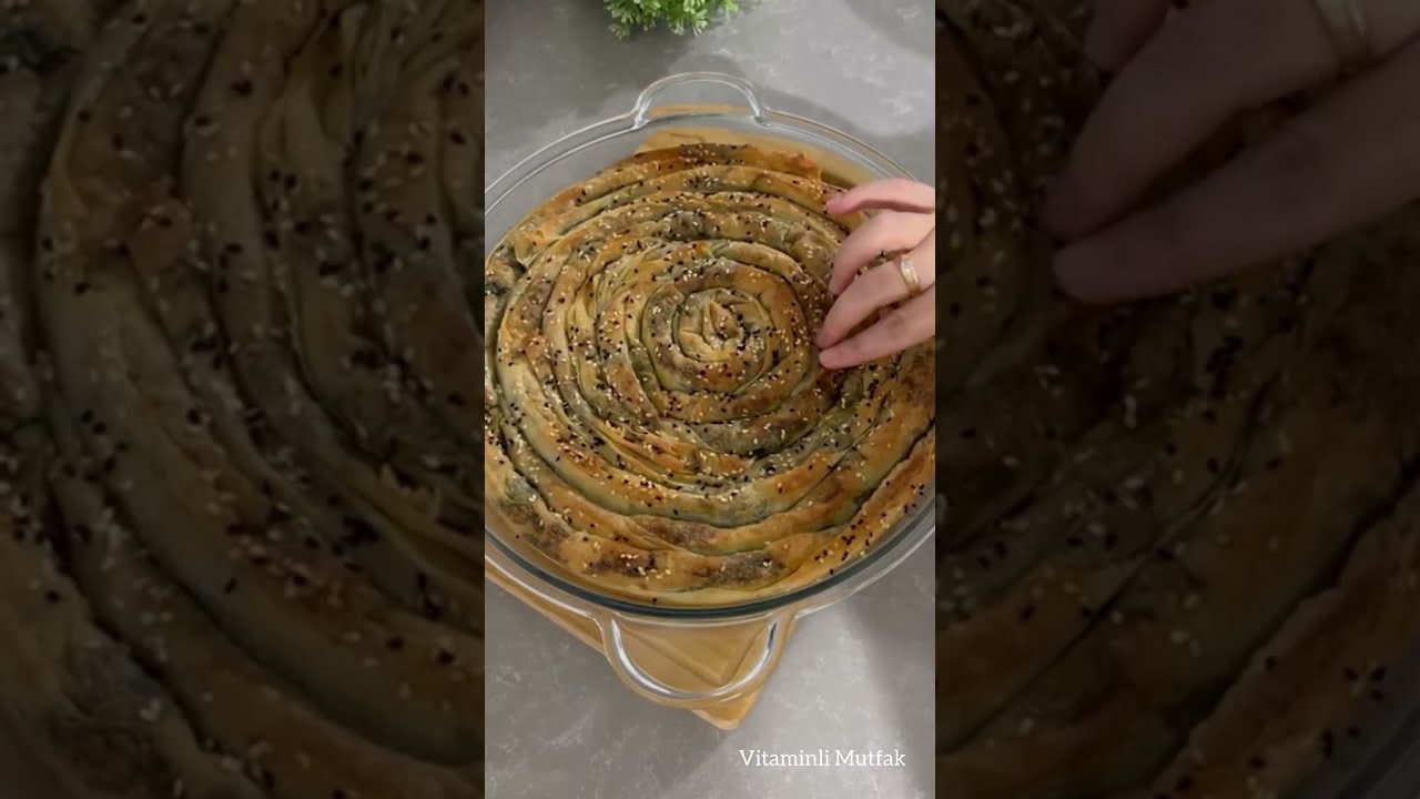 Ispanaklı Börek Tarifi / Pratik ve Lezzetli Yemek / Rulo Börek Nasıl Yapılır / Atıştırmalık