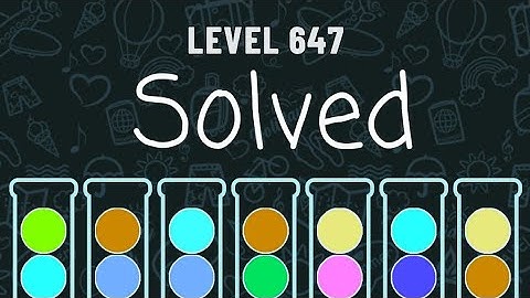 Ball Sort Puzzle: 647