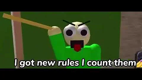 stan twitter: baldis got new rules i count them