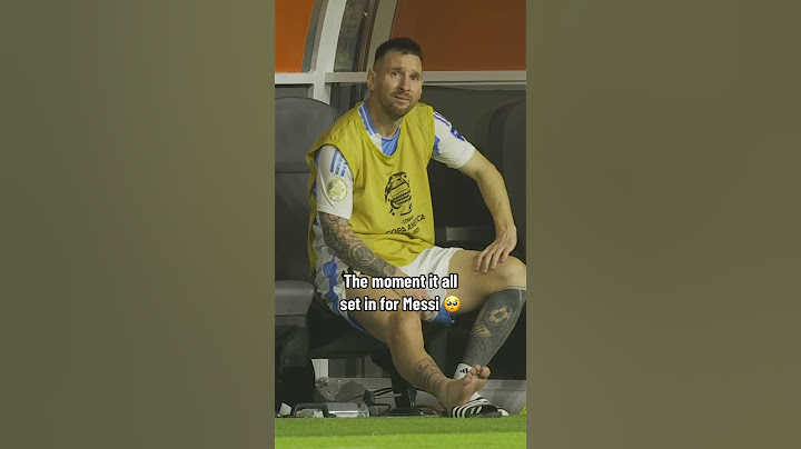 Messi Crying after Ankle Injury - Copa America Final Argentina vs Colombia #sad #football #messi