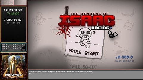 TBOI: Repentance Speedrun Racing+ Season 2