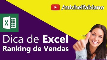Criar Ranking de Vendas no Excel com Dashboard - Série de Vídeos: Excel DashBoard