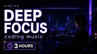 Deep Focus Music for Coding — 3 Hours of Dark Ambient Cyber Chill