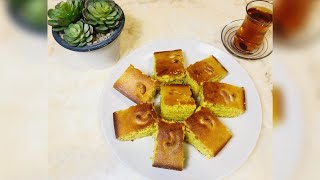 طريقة الصفوف اللبناني الكيك الأصفر بدون بيض Lebanese sfouf yellow cake without eggs sfouf libanais