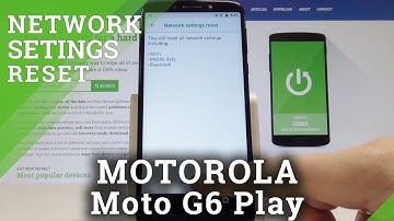 How to Reset Network Settings in MOTOROLA Moto G6 Play - Fix Network Settings