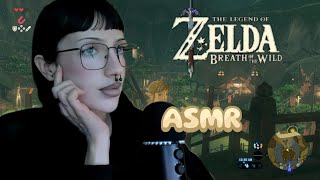Playing Zelda BOTW again 🧚🏼‍♂️⚔️ gum, whispers, mouth sounds [asmr]
