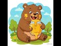 Life is sweet when you have a giant jar of honey! 🍯🐻