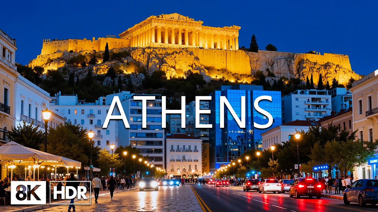 Athens 2026 8K 🇬🇷 Majestic Acropolis View, Opulent Syntagma Square & Luxury Riviera Coast