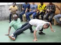 Mestre Primo na roda de Capoeira Angola no Terrêru