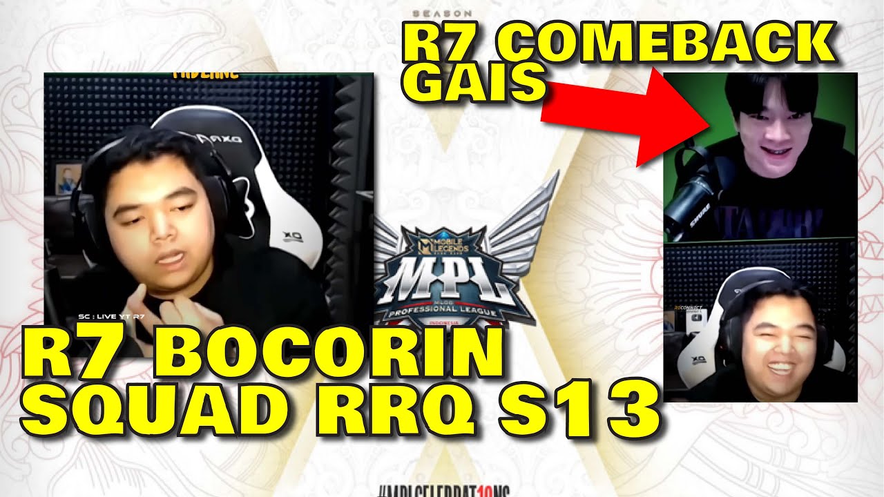 R7 COMEBACK !! BOCORAN SQUAD RRQ SEASON 13 ! !#rrq #onic #mobilelegends ...