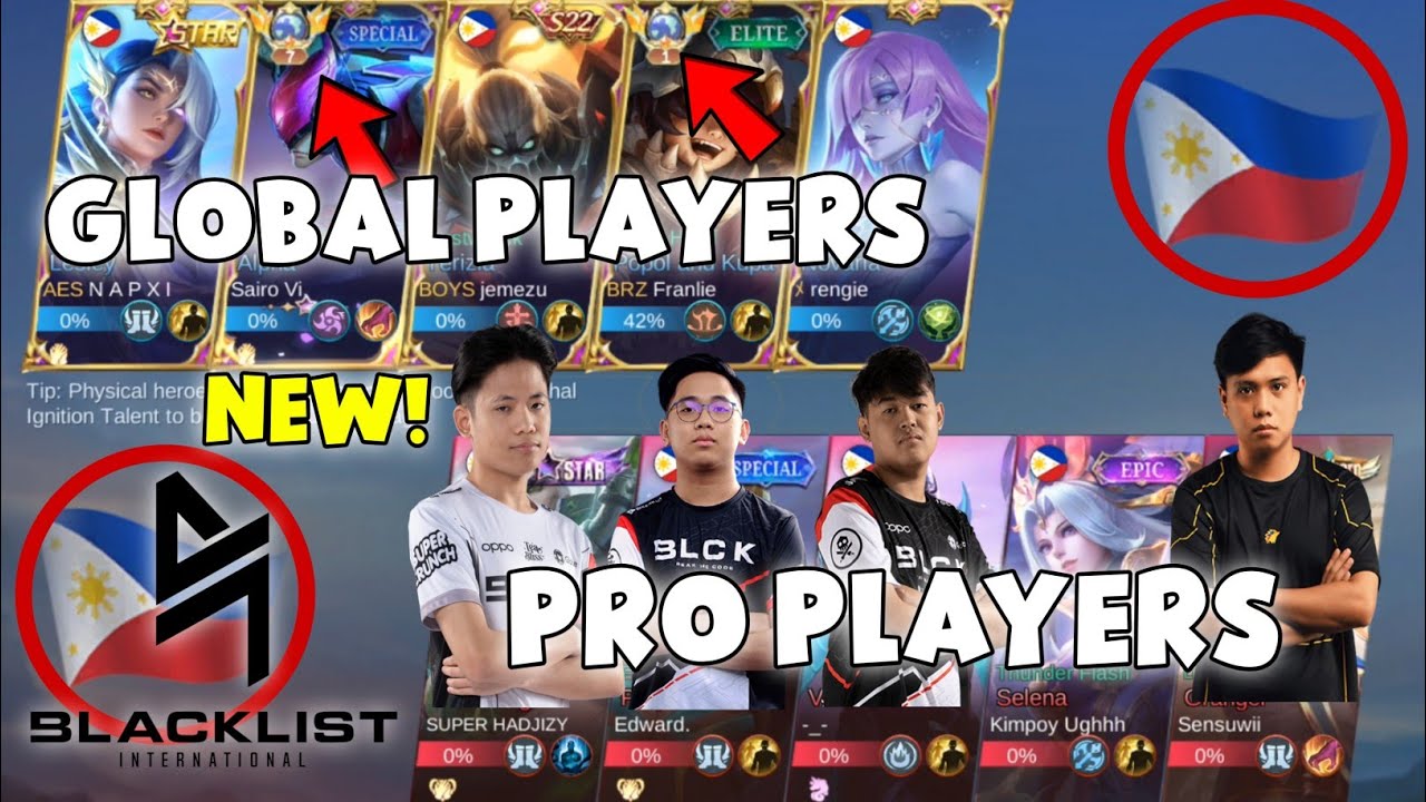 BLACKLIST NEW LINEUP MET TOP GLOBAL PLAYERS IN A RANK GAME..😳 - YouTube