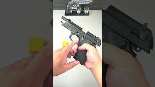Beretta M92 shell ejection laser toy gun #toygun #airsoft #gelblaster #shorts #Shellejection