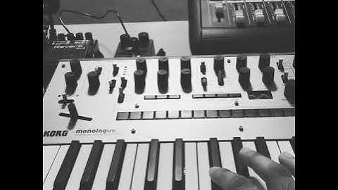 Dark ambient with Korg Monologue