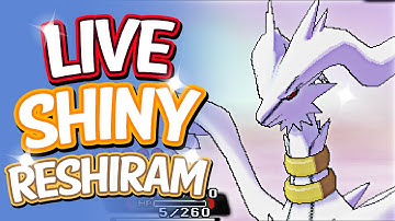 Live Shiny Reshiram After 1,128 Soft Resets - Pokemon Omega Ruby