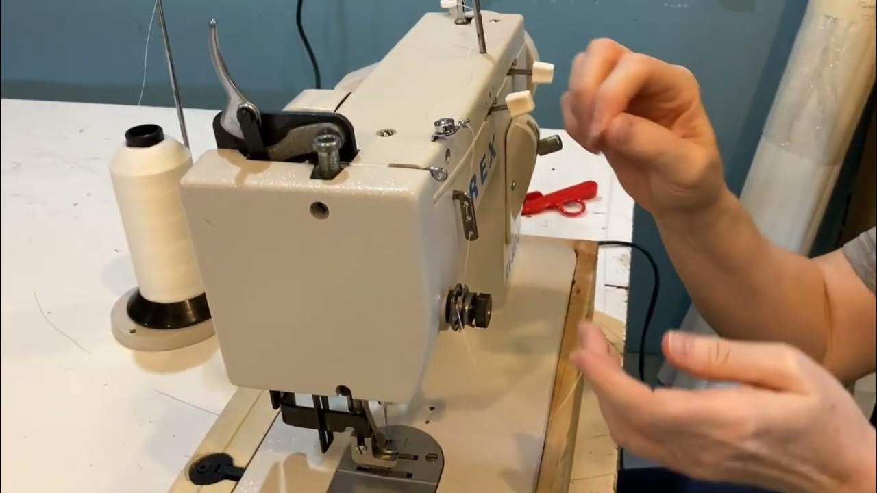 Threading, Winding Bobbin on Rex 607z, Reliable Barracuda, Tuffsew