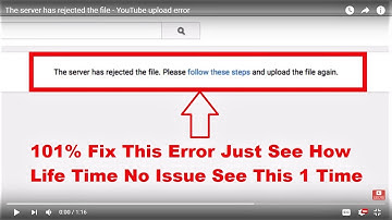 The Server Has Rejected the file Uploading Error