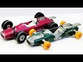 Matchbox restoration Lotus Racing Car No 19. Diecast model. Superfast and regular wheels version