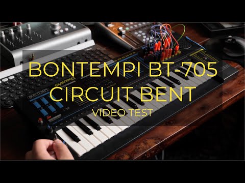 BONTEMPI BT-705 CIRCUIT BENT / SOUND TEST (a small synthesizer with big potential)